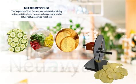 Netravya Wafer Maker, Chips Cutter Machine, Potato Slicer, Wafer Maker ...