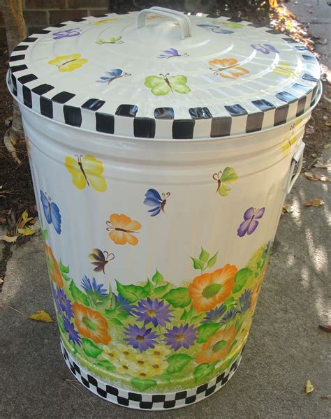 How To Decorate A Plastic Trash Can at Arthur Yasmin blog