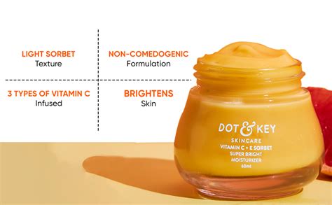 Dot & Key Vitamin C + E Sorbet Super Bright Moisturizer for Face ...