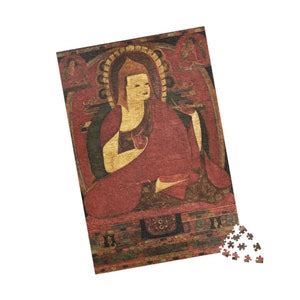 Atisha Tibetan Monk Portrait Puzzle | Vertical Jigsaw - 110, 252, 520 ...