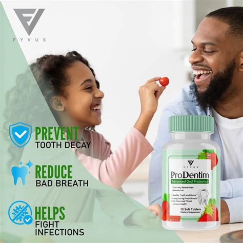 Prodentim Chewable Tablets for Gums and Teeth Oral Probiotics Mouth Ba ...