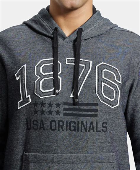 Buy Super Combed Cotton Rich Hoodie Sweatshirt with Ribbed Cuffs ...