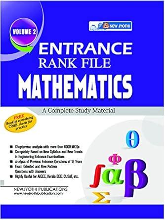 Entrance Rank File Mathematics: A Complete Study Material- Volume 2 By ...