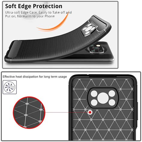 Casotec Carbon Fiber Shock Proof Rugged Armor Case Cover with Metallic ...