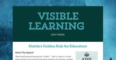 Image result for What Is Visible Learning Fun