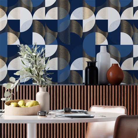 Retro Geometric Wallpaper