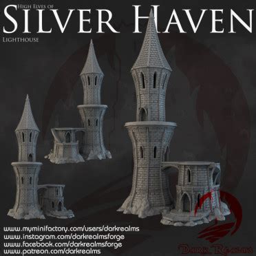 Acheter Dark Realms - Silver Haven - Phare - Arakis Miniatures - Jeux ...