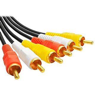 Buy Marley Hudson High Quality 3 RCA - 3 RCA Composite Audio Video AV ...