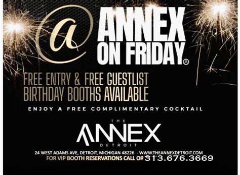 Annex Fridays, Annex Nightclub, Detroit, 19 May to 20 May | AllEvents.in