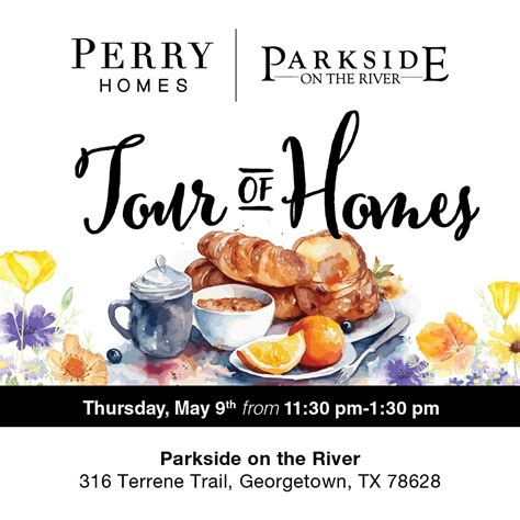 Parkside on the River Tour of Homes, Terrene Trl, Georgetown, TX 78628 ...