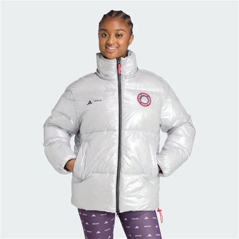 adidas x MOON BOOT Padded Jackets - Silver | Free Shipping with adiClub