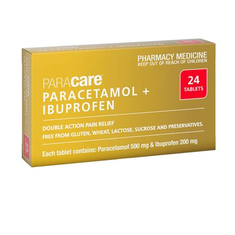 Paracetamol 500mg+ Ibuprofen 200mg Tabs 24s - Cashmere & ChCh Sth ...