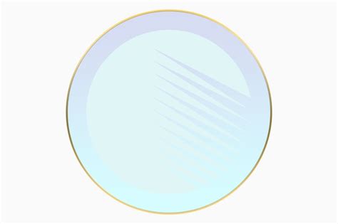 Circle pastel color logo background illustration with square in gold ...