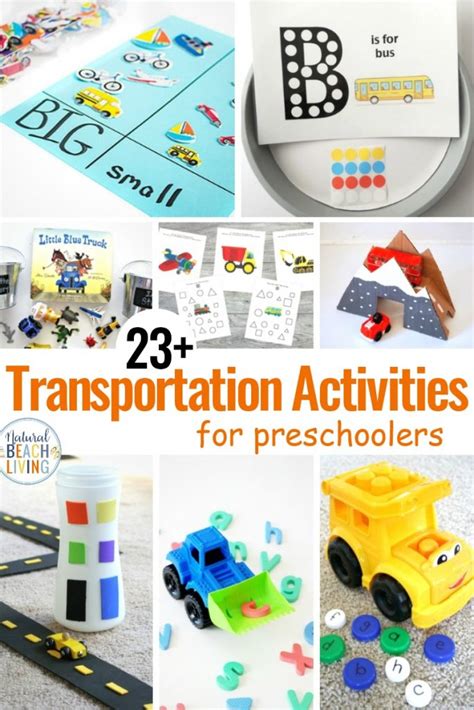 Transportation Preschool Activities 的图像结果