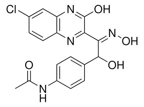 N-(4-(2-(6-CL-3-HO-2-QUINOXALINYL)-1-HO-2-(HYDROXYIMINO)ETHYL)PHENYL ...