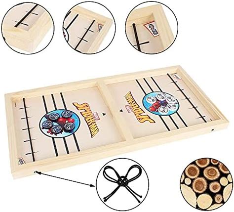 Skoodle Avengers Sling Puck Game Board String Hockey Toy (Spider Man ...