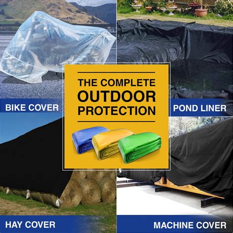 Say Goodbye to Sun Damage with Tarpaulin Sheet Blue UV Resistant Tarp