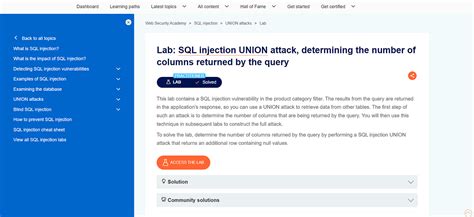 Image result for SQL Union Injection Examples