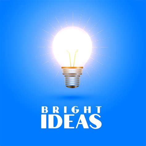Glowing light bulb represent technology idea concept | Free Vector