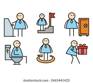 Business Man Stick Figure 的图像结果