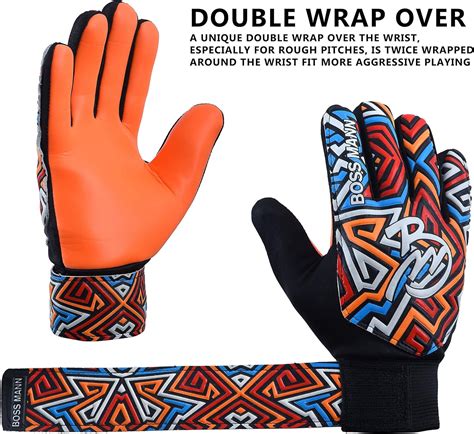 Buy Boss Mann Soccer Goalie Gloves, Football Goalkeeper Gloves for Kids ...