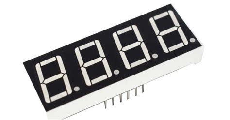 Buy Seven Segment Numeric LED Display 4 Digit 0.56inch RED Common ...