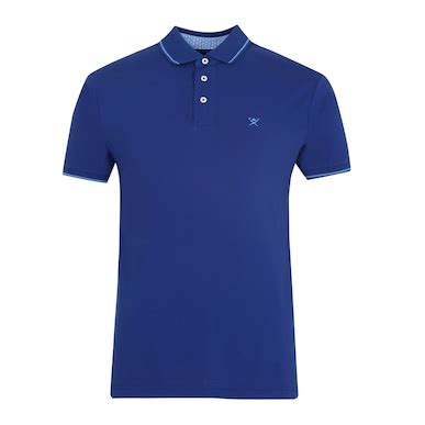 Buy Men Royal Blue Solid Polos Online at The Collective - 525871
