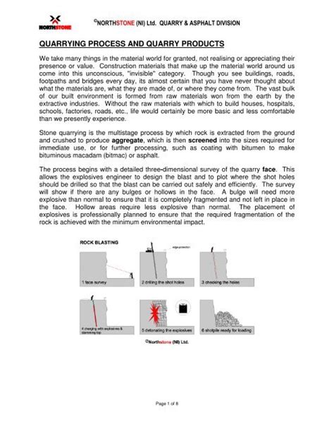 Image result for Quarry Process Flowchart