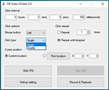 Op Auto Clicker 3.0 Sourceforge.net 的图像结果