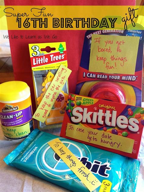 16Th Birthday Gift Ideas For Girls We Like to Learn as We Go Super Fun ...