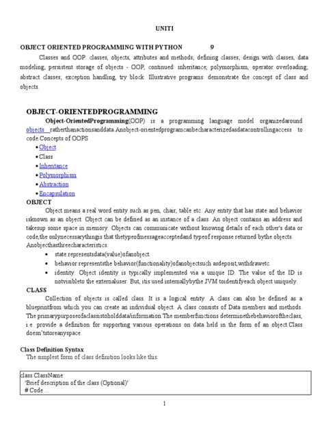 Python Object-Oriented PDF 的图像结果