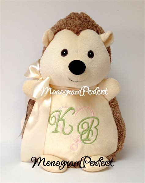 Personalized Hedgehog Stuffed Animal — MonogramPerfect
