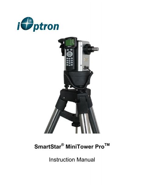 Image result for Using iOptron MiniTower Setup
