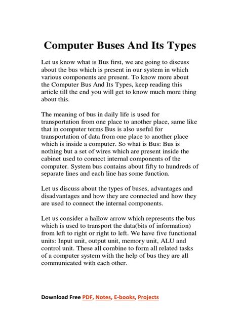 Image result for Types of Computer Buses