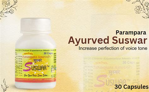 Buy Parampara Ayurved Herbal Suswar Capsule for Increase Perfection of ...