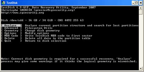 Image result for TestDisk Data Recovery