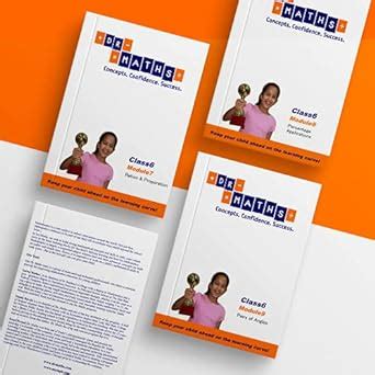 Buy Dr. Maths Book / Support Subscription ( Grade 6, Module 7 - 12) Set ...