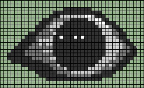 Eye alpha pattern | Pixel art, Pixel art templates, Pixel art grid