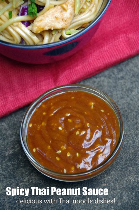 Spicy Thai Peanut Sauce Recipe