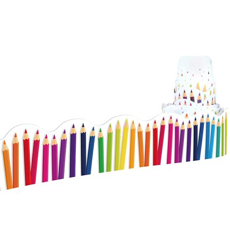 Buy 60 Feet Bulletin Board Borders, Scalloped Rolled Border Trim with ...