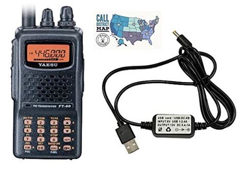 Buy Yaesu FT-60R VHF/UHF 2 Meter/70cm Dual Band 5W FM Handheld ...