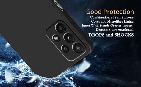 LIRAMARK Silicone Soft Back Cover Case for Samsung Galaxy A23 4G and ...