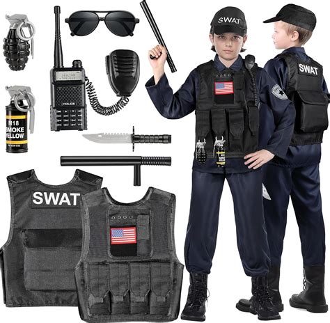 Luucio SWAT Police Officer Costume for Kids - Role India | Ubuy