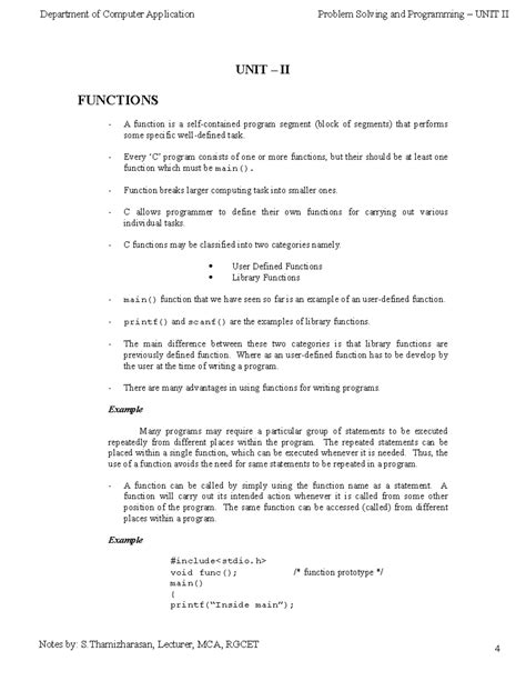 UNIT 1 - Introduction to Problem Solving: Problem-solving strategies ...