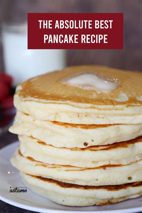 How to make PERFECT Fluffy Pancakes {super easy recipe!} - It's Always Autumn