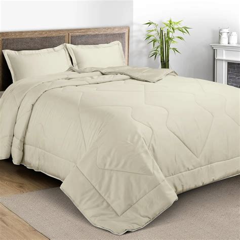 Malako Winter Soft Gel Olive Beige Bamboo Quilt - Heavy Winter ...