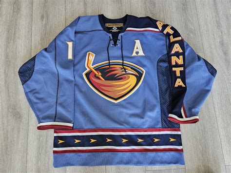 Koho Atlanta Thrashers Authentic Jersey Dany Heatley alt third rare ...