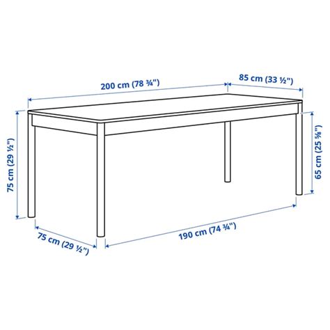 TONSTAD / TONSTAD table and 6 chairs, off-white/off-white Fridtuna ...