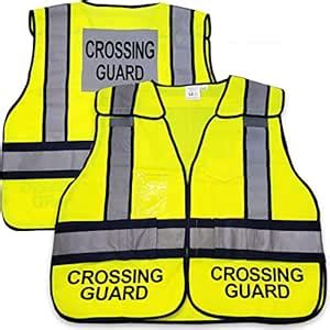 VIEWBRITE Reflective Class 2 Crossing Guard Vest Lime Green - School ...