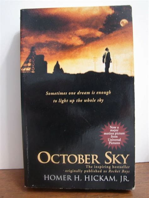October Sky by Homer H. Hickam Jr. (1999 VG Cond. 6022 9780440235507| eBay